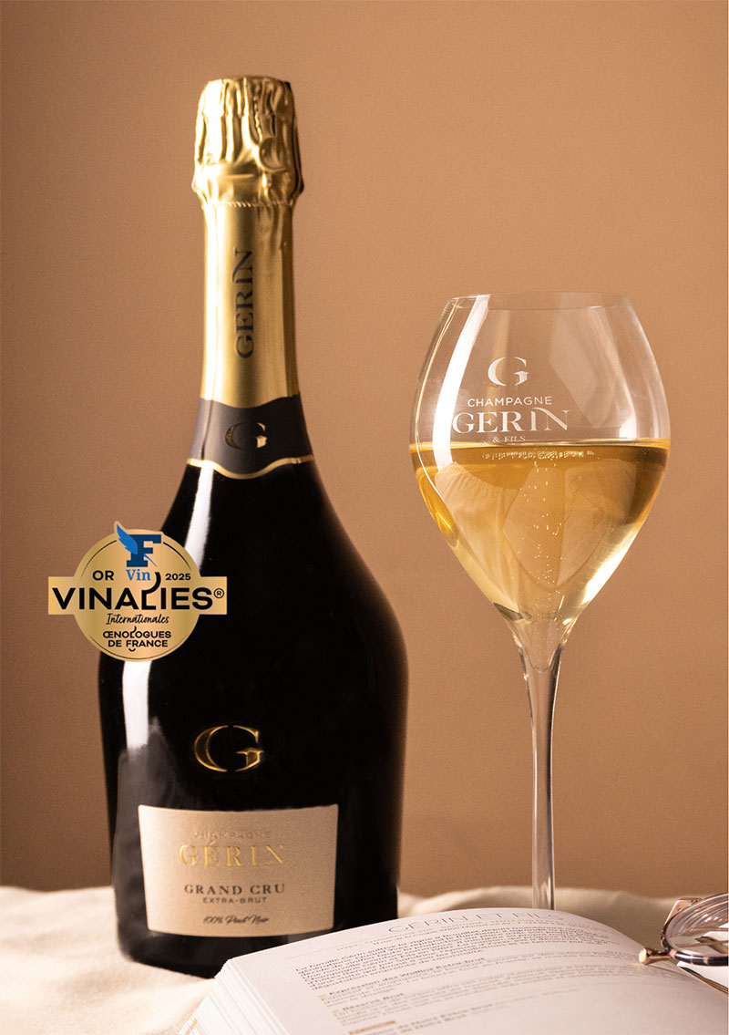 Médaille d'Or pour notre Champagne Grand Cru Pinot Noir Extra Brut !